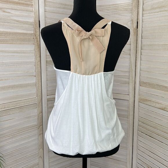 Anthropologie Deletta Dimensional Flower bubble Tank Top Small - Picture 8 of 12